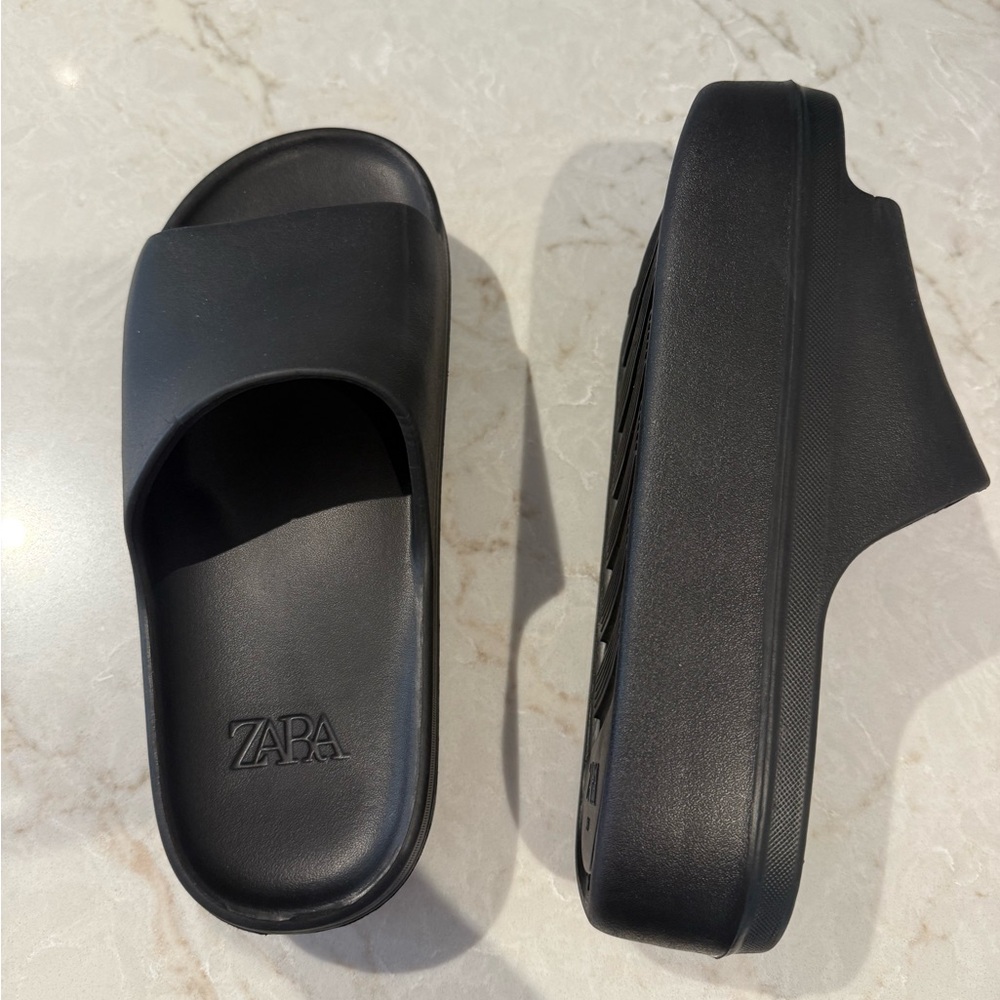 Zara wedge  Slide Sandals